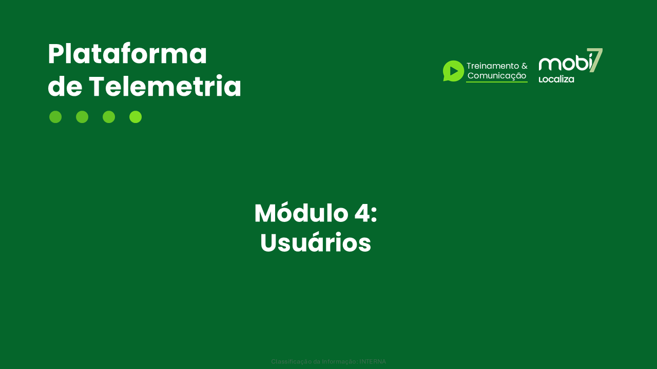 Módulo 4: Usuários